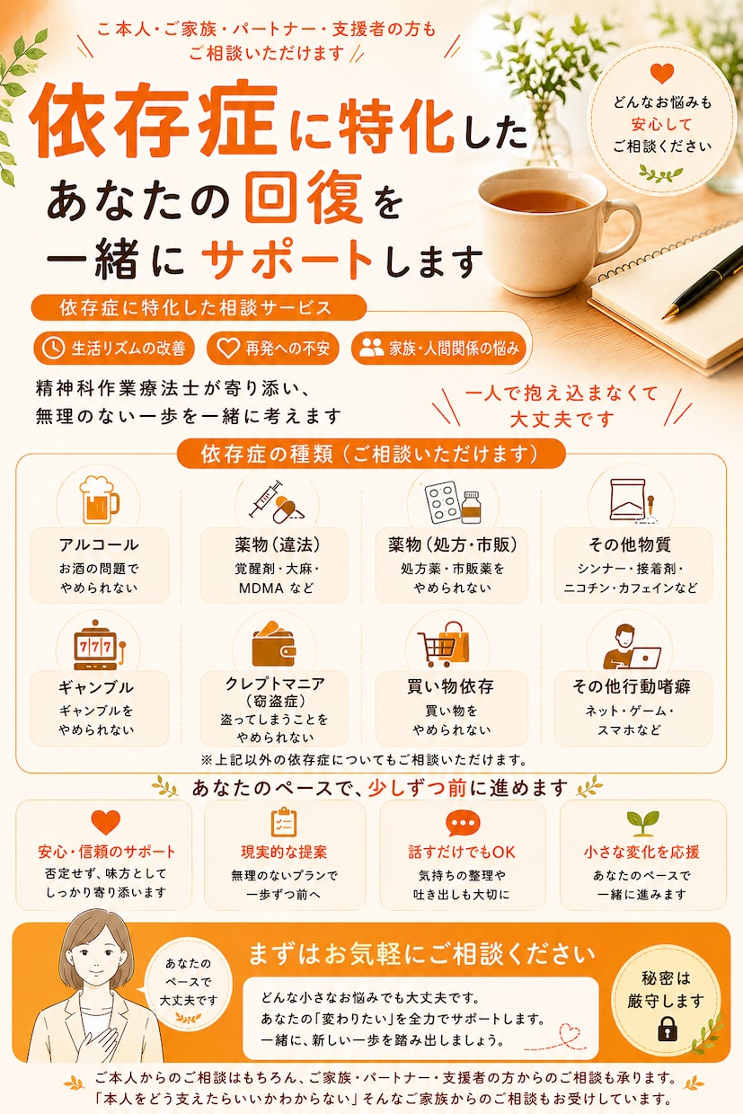 精神科OTが心や生活のお悩みを電話でお聞きします 精神科OTがあなたに寄り添います イメージ4