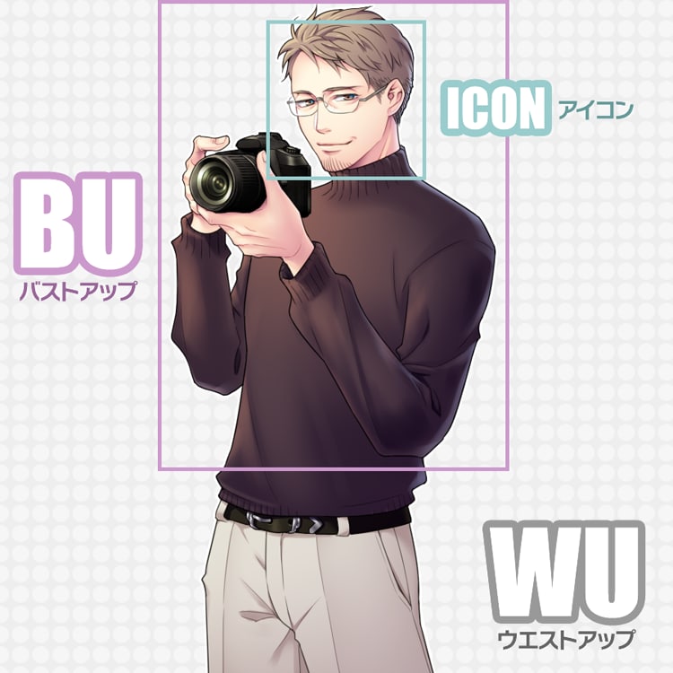 TRPGやPBC／PBT等のPCプロフ絵を描きます PCにプロフィール絵やアイコンを付けませんか？（BL可） イメージ3