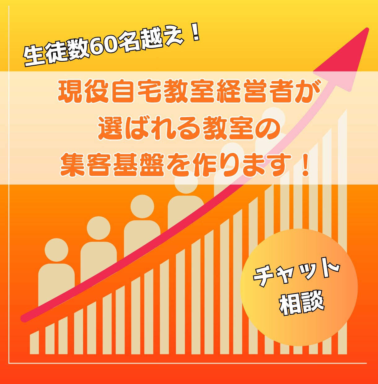 自宅教室で生徒60名超！ローカル集客を指南します 現役自宅教室経営者が、選ばれる教室の集客基盤を作ります イメージ1