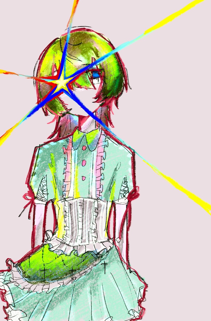 どろどろの気持ちを絵にします 雨降って固まらなかった地を描いています。 イメージ5