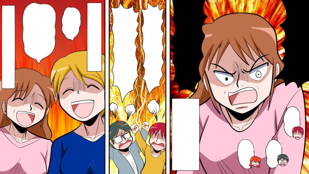 ご希望の絵柄でどんな漫画でも描きます 実績多数！漫画動画1ページ1000円！サムネは2000円！ イメージ8