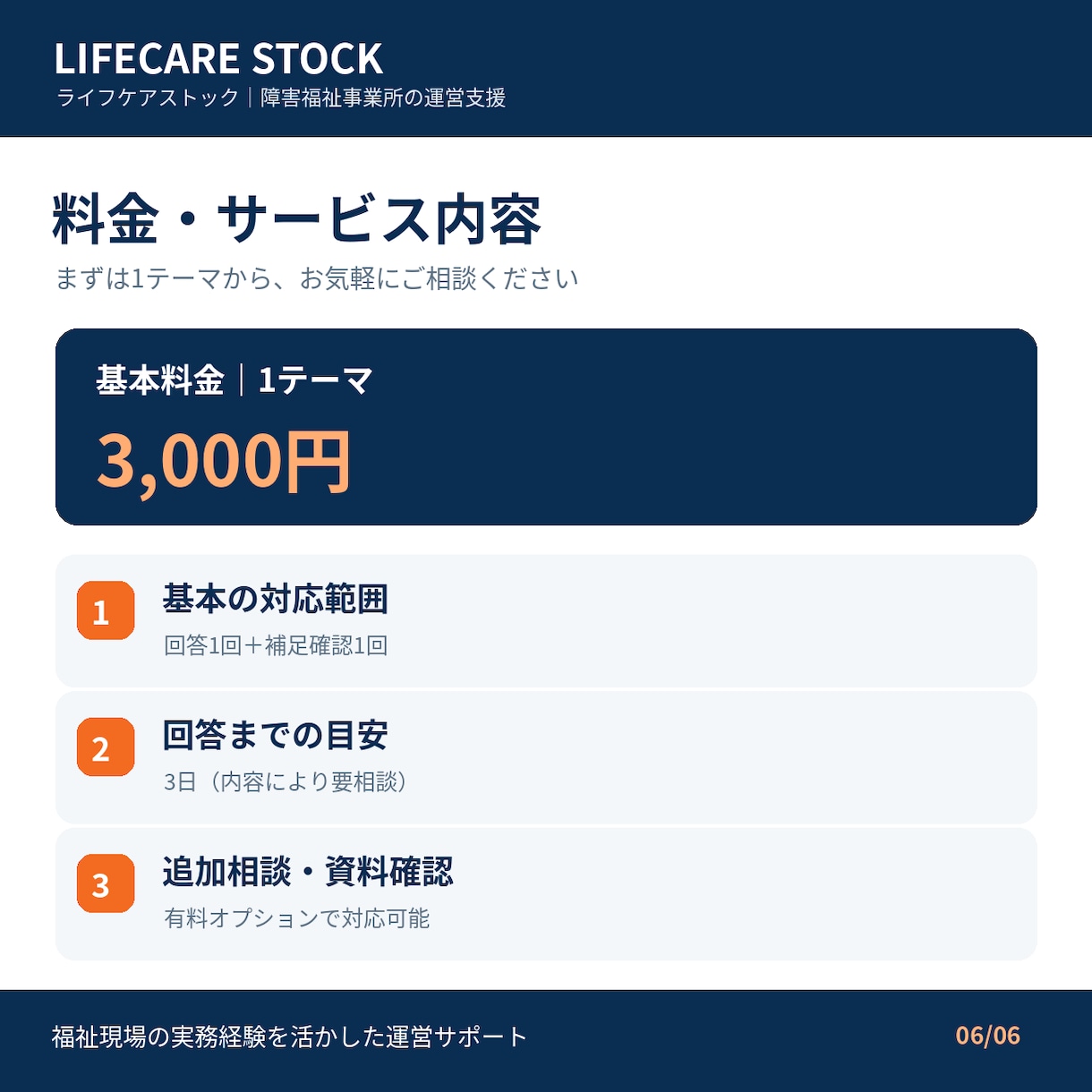 障害福祉事業所の運営のお悩みを解決します 人員配置・加算・職員管理など実務経験を活かしてサポートします イメージ6