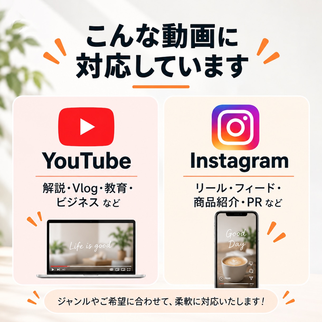 Youtube動画・SNS動画を編集します ご要望に寄り添い丁寧に編集いたします イメージ3