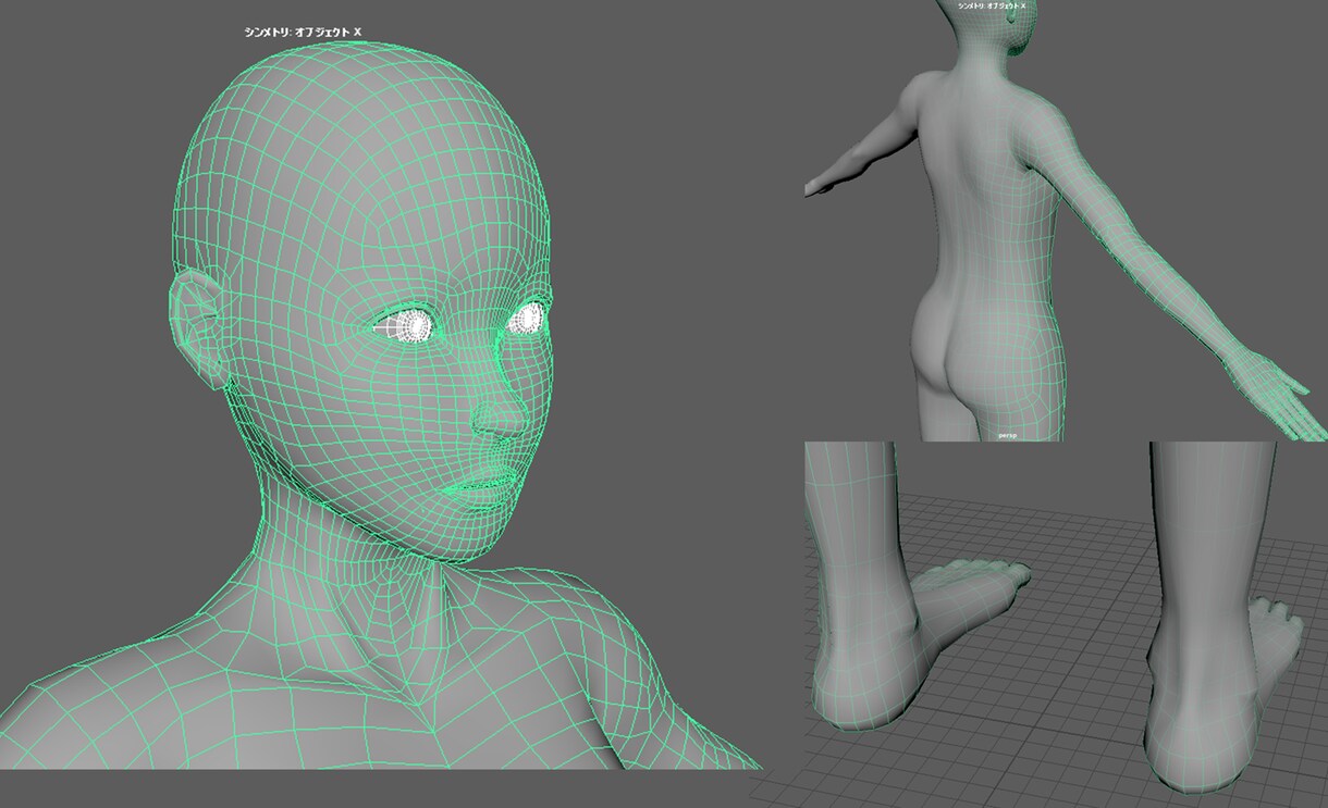 3Dモデル作成します キャラモデリング、テクスチャ、リギング等の追加で承ります イメージ4
