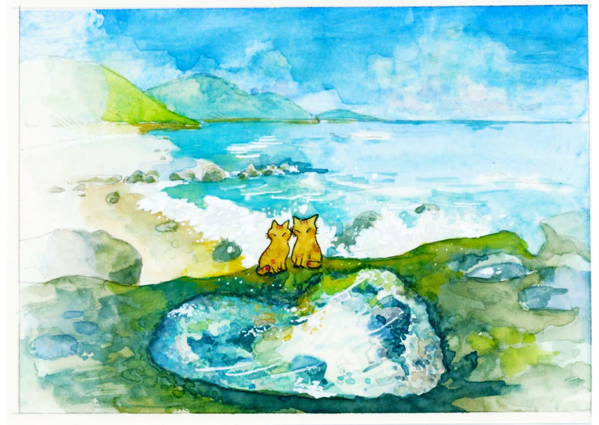 水彩風景イラストをお描きします 制作数１０００枚以上⭐︎あなただけの風景をお描きします♪ イメージ9