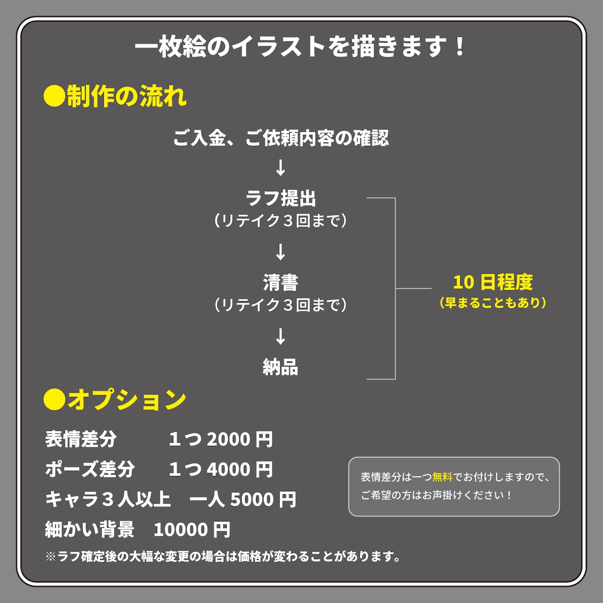 モノクロの一枚絵・イラスト描きます TRPGや動画のサムネに！10日程度で納品！ イメージ2