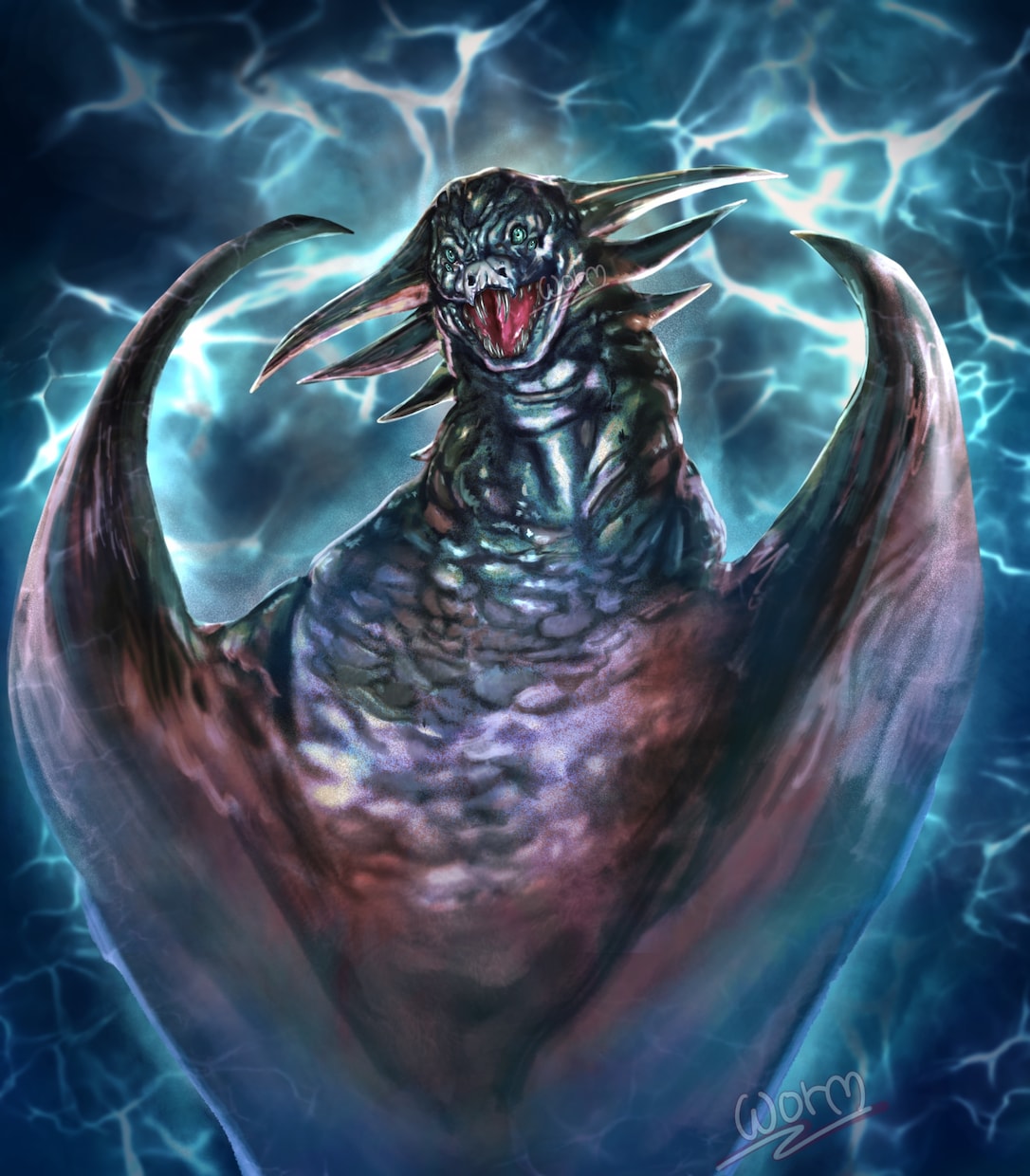 モンスター一枚イラスト描きます モンスターやドラゴンなどの一枚イラストを制作いたします！ イメージ3