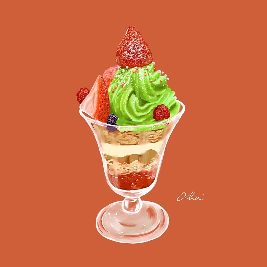 カフェのメニューのイラストなど描きます 細かくリアルで魅力的な食べ物のイラストを描きます。 イメージ1