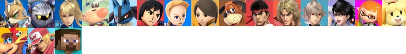 スマブラSP１キャラ500円～VIPまで上げます ランダム2キャラ500円も！1000円で最大4キャラ可能！ イメージ2