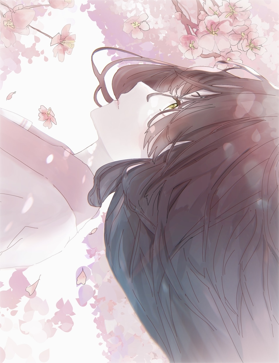 綺麗なイラスト作成します 横顔から溢れる美しさや儚さ、いかがでしょうか イメージ1