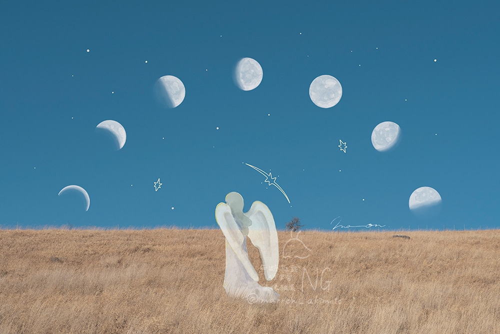 写真とイラストを組み合わせた1枚絵を制作します 静かで儚い雰囲気が好きなあなたへ イメージ7