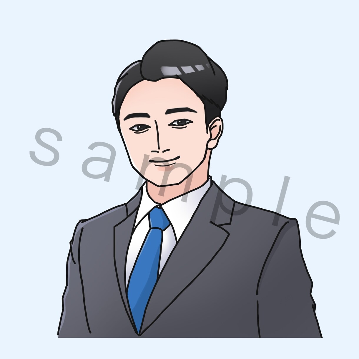 似顔絵をお描きします お写真をベースにイラスト化いたします イメージ3