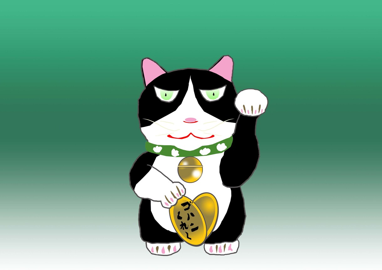猫のおもしろイラストを描きます 面白いそうな猫と飾り物を描きます イメージ4