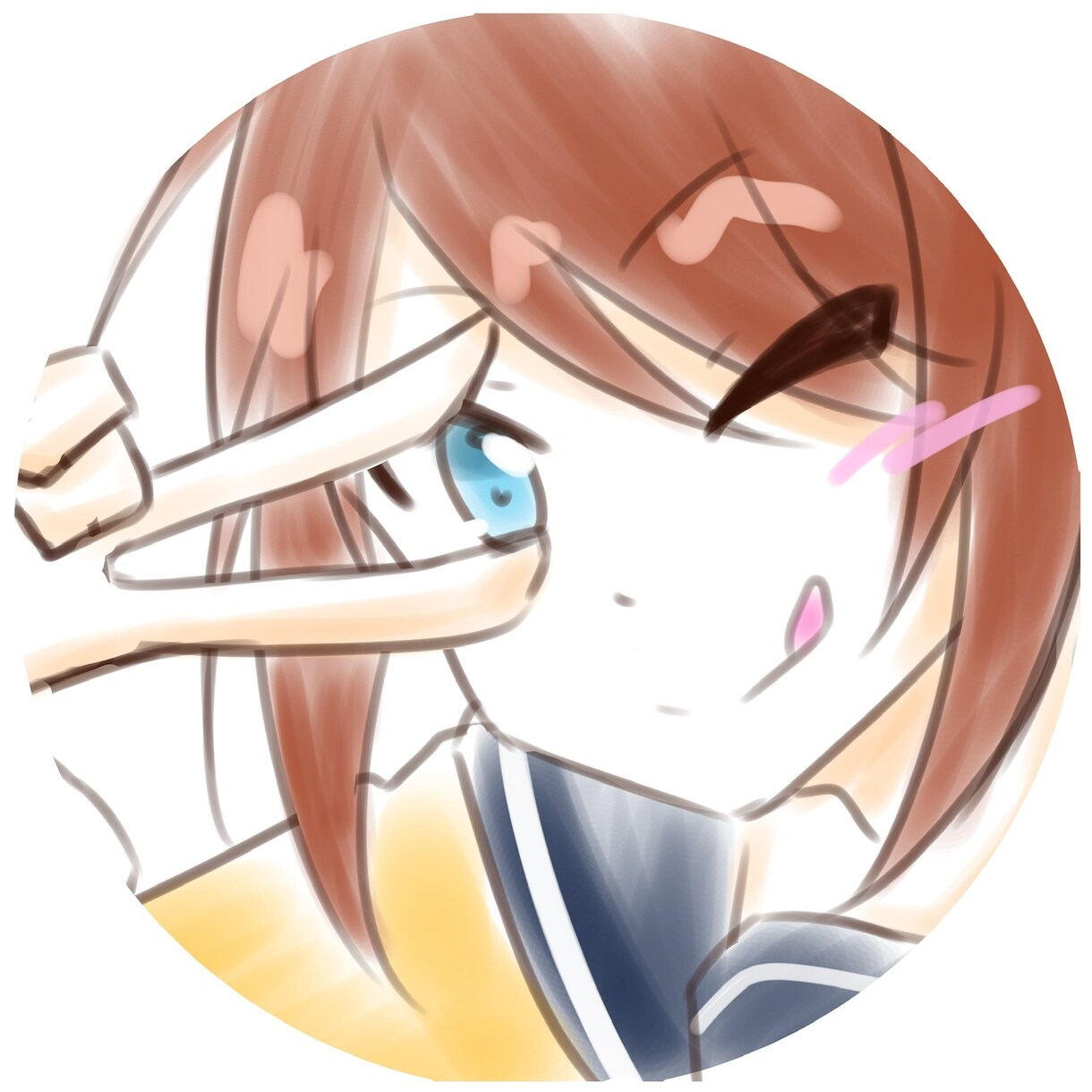 SNS用アイコン・ヘッダー描きます 絵柄(使うペンの違い)は3種類選べますFAの委託も受け付け中 イメージ1
