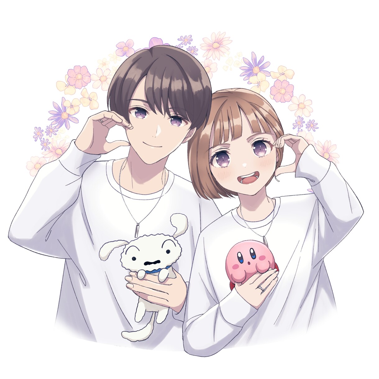 結婚式・結婚のお祝い♡お二人のイラストを作成します お二人の似顔絵、記念イラストを作成します！ イメージ3