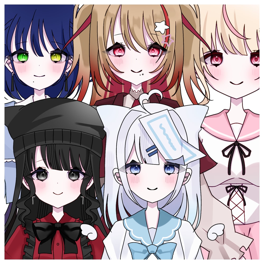 かわいい女の子の立ち絵作成します かわいい女の子を描くのが得意です！男性は描けません イメージ1