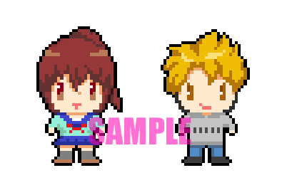 アイコンに使用できるドット絵作成します 懐かしのゲームのよう！？ポップで個性的なアイコンです！ イメージ2