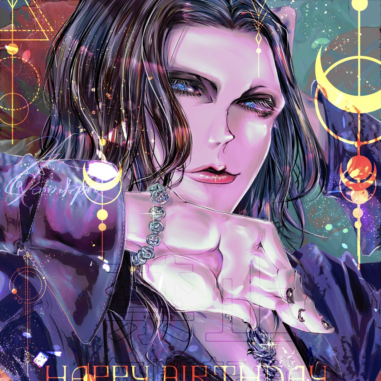毒のある配色イラストお届け致します アイコン、1枚絵、立ち絵、同人誌表紙等様々にお使い下さい イメージ2