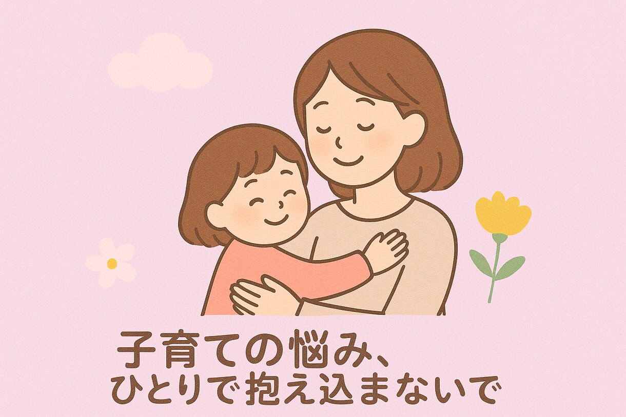 子育てが苦しいママ、寄り添います 「泣いても、迷っても大丈夫。あなたは素敵なお母さんです」 イメージ1