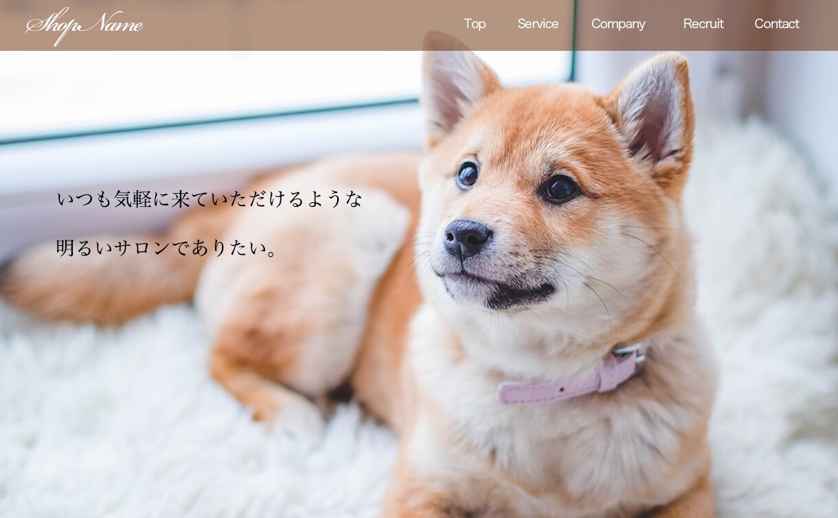 ペットサロン・動物病院のサイトを構築します 私もチワワの飼い主ですので、ペットの大切さを知っています。 イメージ3