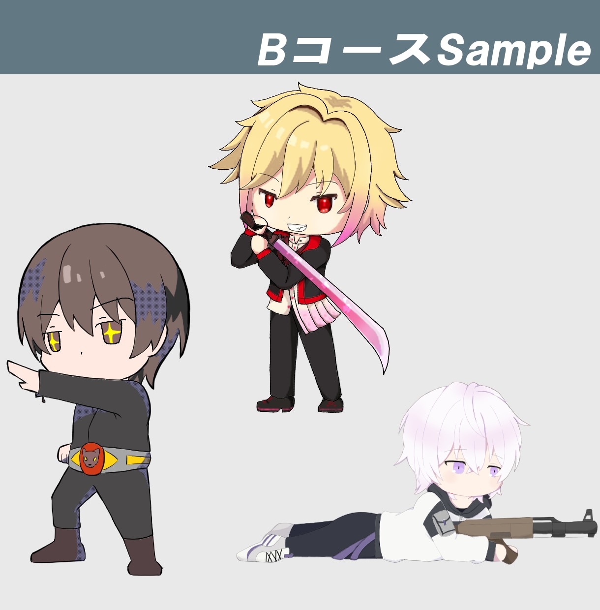 SDキャラ(ミニキャラ)お描きします アイコン、グッズ、配信など様々な場面に イメージ7