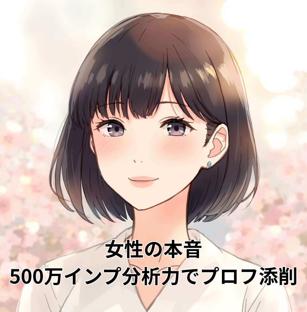 女性の本音・500万インプ分析力でプロフ添削します 女性目線・500万インプ超の分析力で選ばれる男へプロフ激変 イメージ1