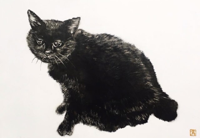 ペットや動物の墨絵のオーダー受けます 墨絵の独特の色味のリアルな世界に一枚だけの絵を描きます！ イメージ2