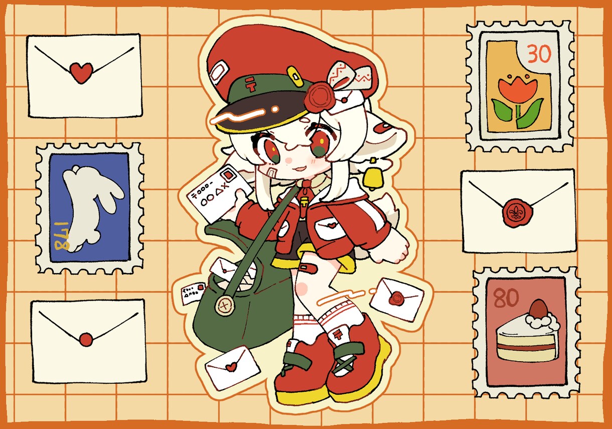 ポップなデフォルメイラスト描きます あなたのキャラクターをとびきり可愛く イメージ3