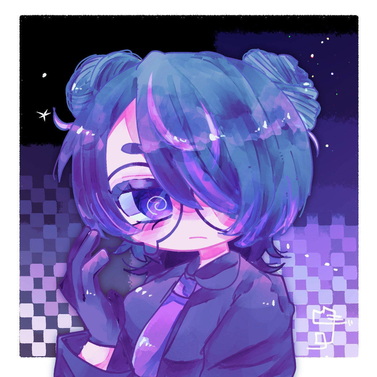 ゆめかわ系のバストアップイラストを描きます かわいいポップなカラーイラストはいかがですか？ イメージ2
