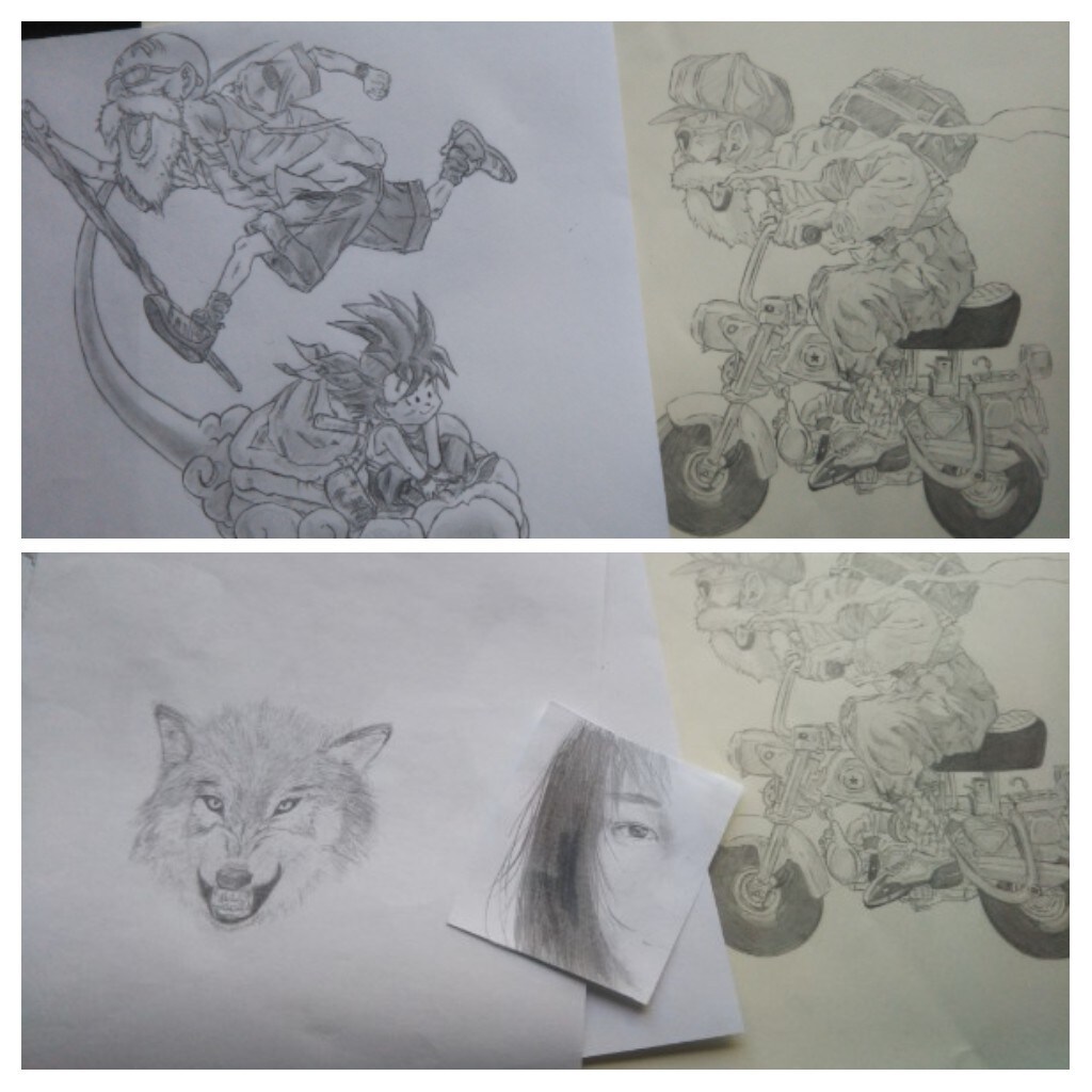 模写や似顔絵などをかきます 好きな漫画風に似顔絵を描いて欲しいちょっとした夢を叶えます！ イメージ3