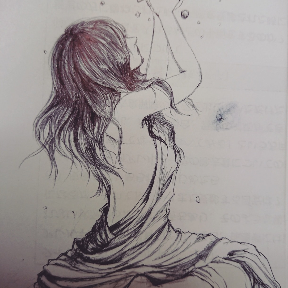 ボールペン画を描きます 世界に一つのイラストを作成します。 イメージ2