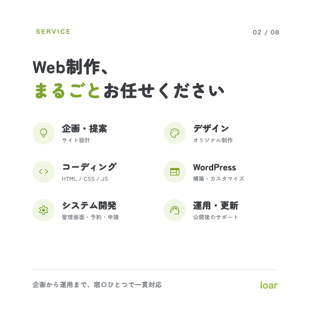 オリジナルデザインホームページ、LPを制作します SEO対策・スマホ対応・お問合せフォーム標準対応 イメージ4