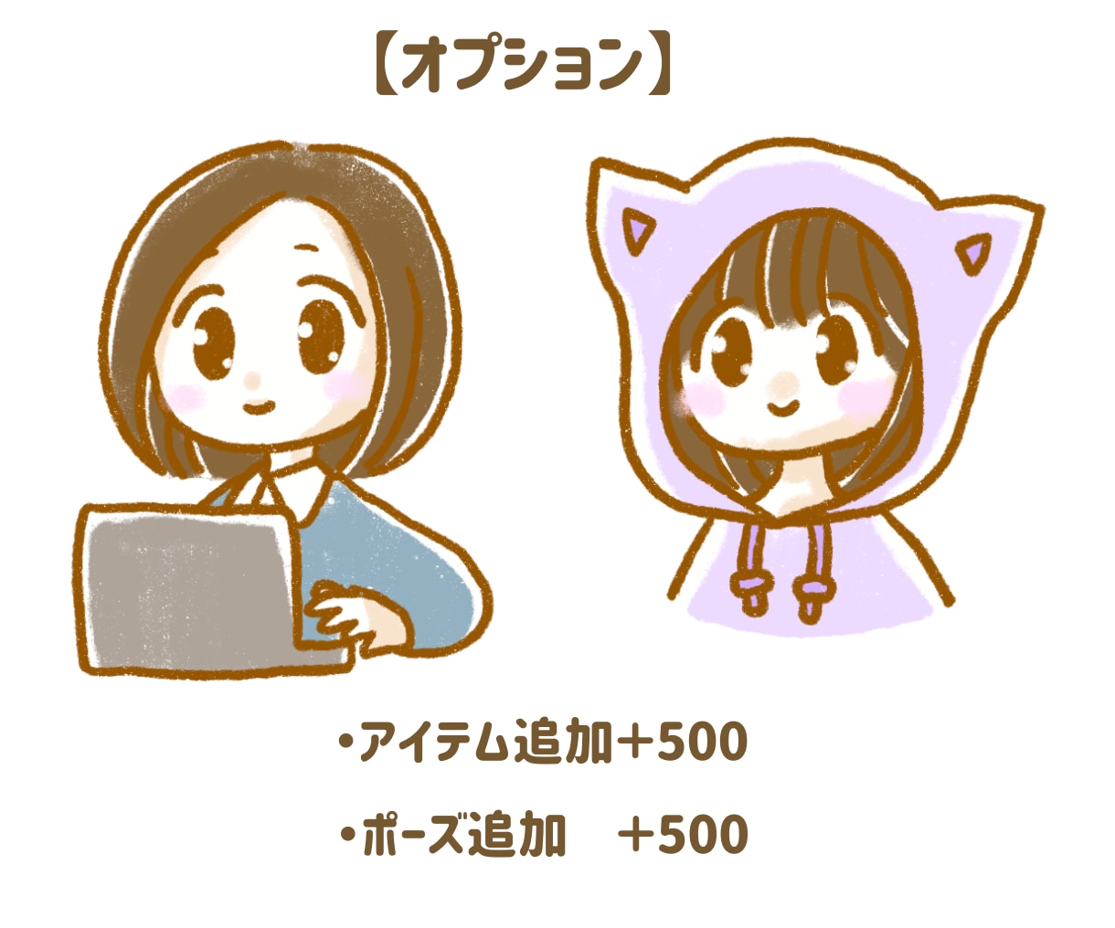 商用OK◎ほんわかかわいいアイコン描きます お手頃価格！ゆるかわイラストで好印象に！ イメージ5