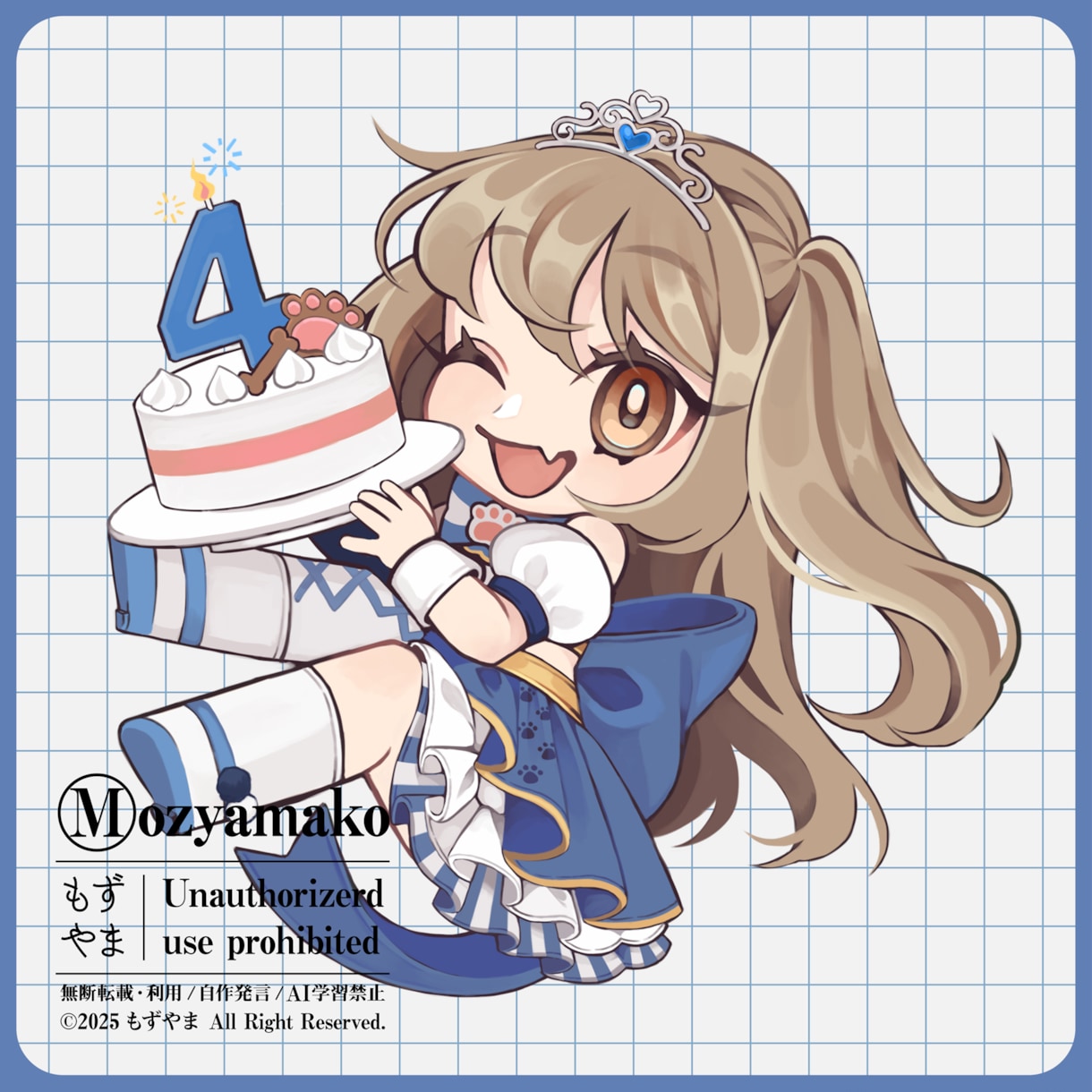 SNS用デフォルメキャラクターイラスト制作します 2.5〜4頭身デフォルメキャラクターイラストを制作承ります。 イメージ7