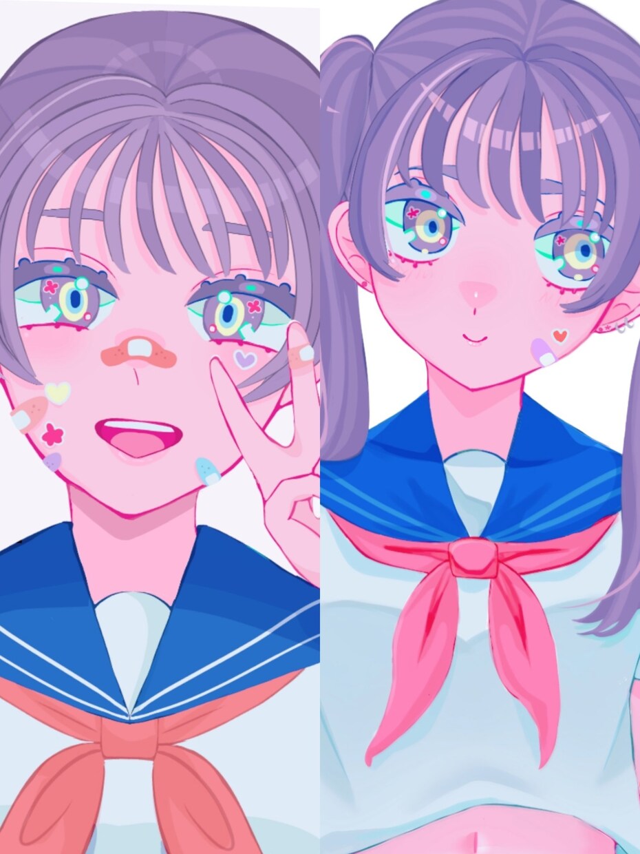 ポップでかわいいイラストお描きします 一枚イラスト、サムネイル、立ち絵等！ イメージ1