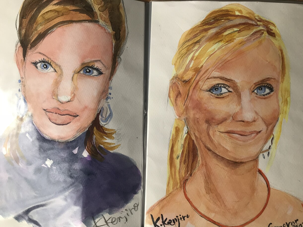 人物画、動物画を水彩画で描きます らしさ、可愛いさ、親しみ感がテーマです。 イメージ5