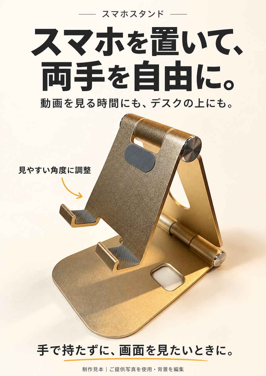 小売店の商品紹介POPを文章から作成します 商品の使いどころを整理して、店頭で伝わる一枚に イメージ2