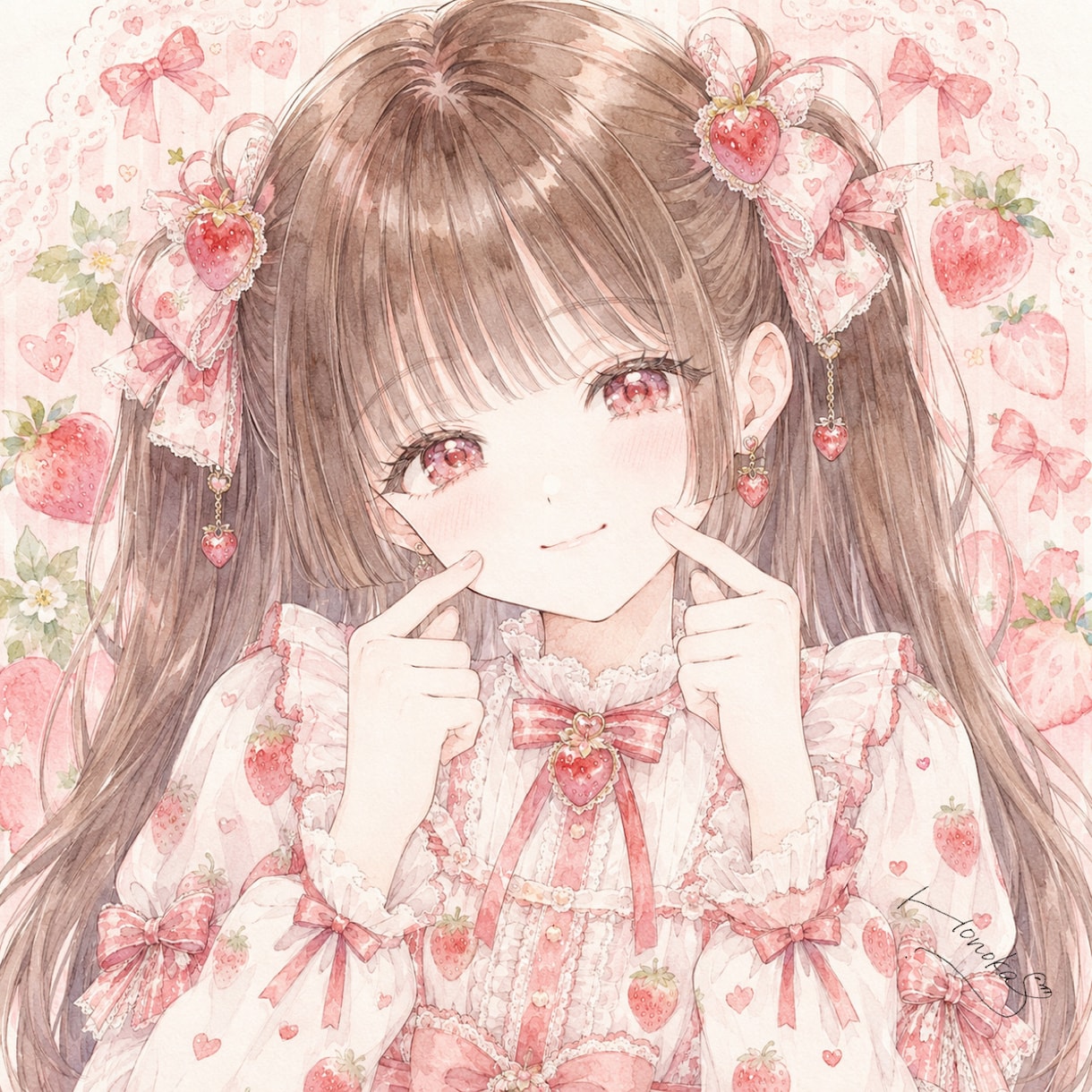 レトロかわいい世界観イラスト描きます ときめきをぎゅっと詰め込んだ世界観イラストを描きます イメージ1