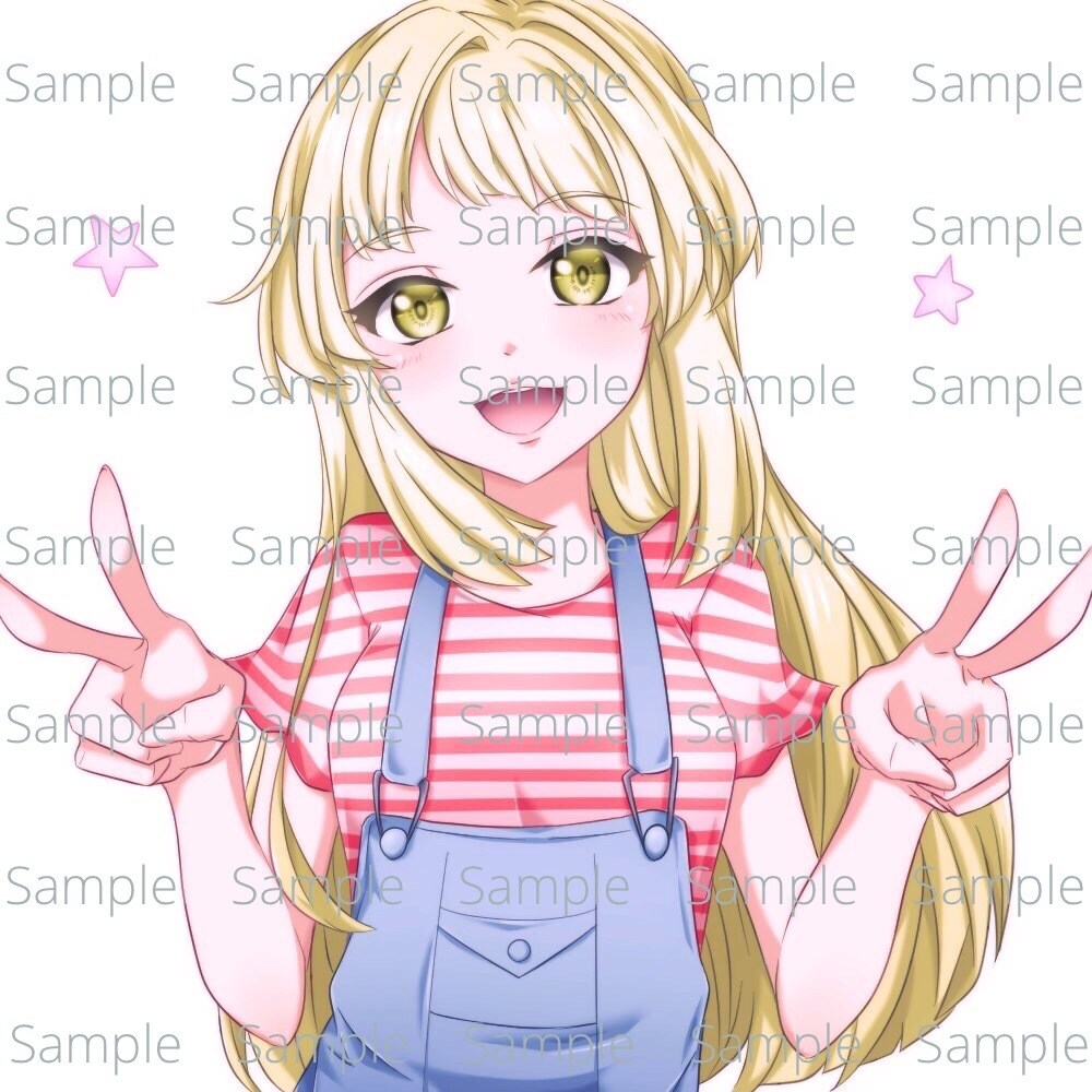 SNSでお使い頂けるアイコンをお描きします アイコンはSNSでの貴方の顔♪可愛く仕上げます! イメージ4