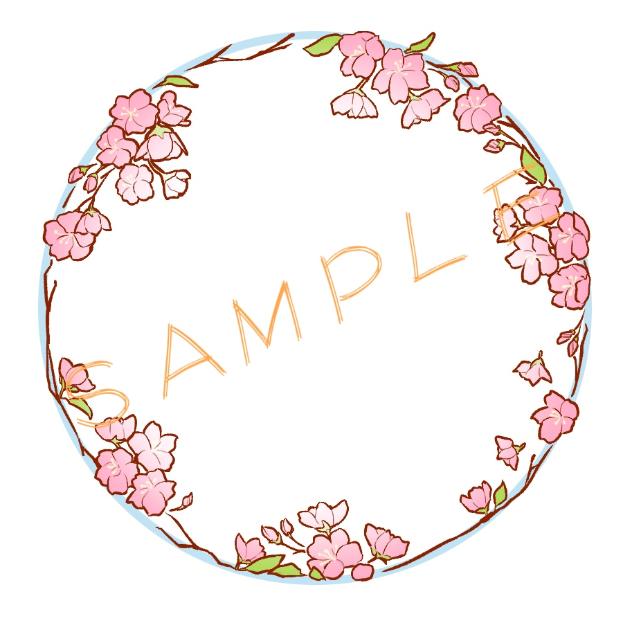無個性から一気に華やか！アイコンリング作ります SNSアイコンや画像の飾りつけに！季節や気分に合わせられる イメージ2