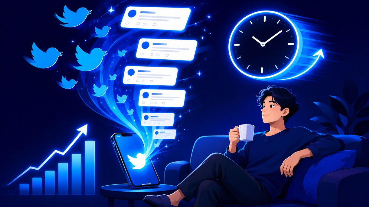 X自動投稿システムを構築します 毎日の投稿を自動化！時間と手間を大幅削減 イメージ1
