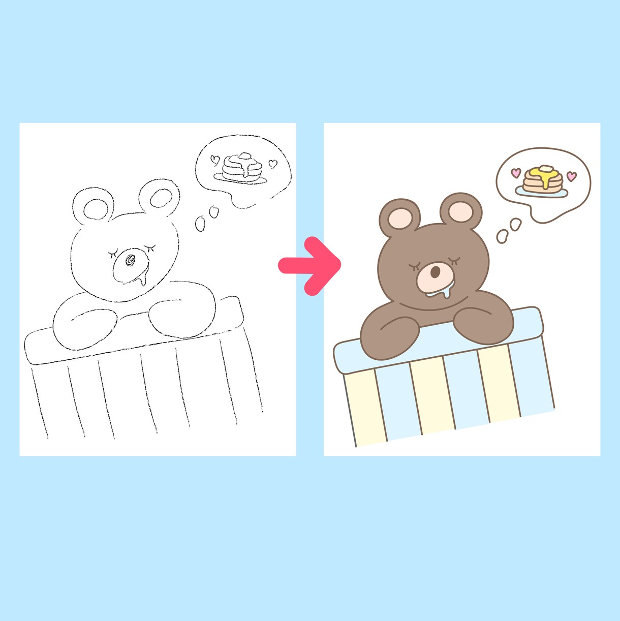 手書きや写真を清書・トレースし、AIデータにします 手描きイラストをデジタル清書。想いを込めたデザインを形に！ イメージ3