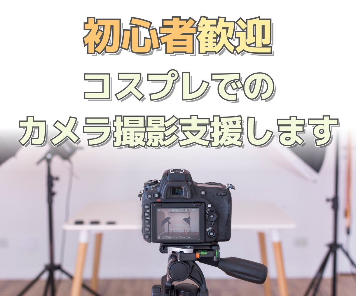 初心者歓迎、コスプレでのカメラ撮影を支援します コスプレイベントへの参加から撮影までを丁寧に支援します イメージ2