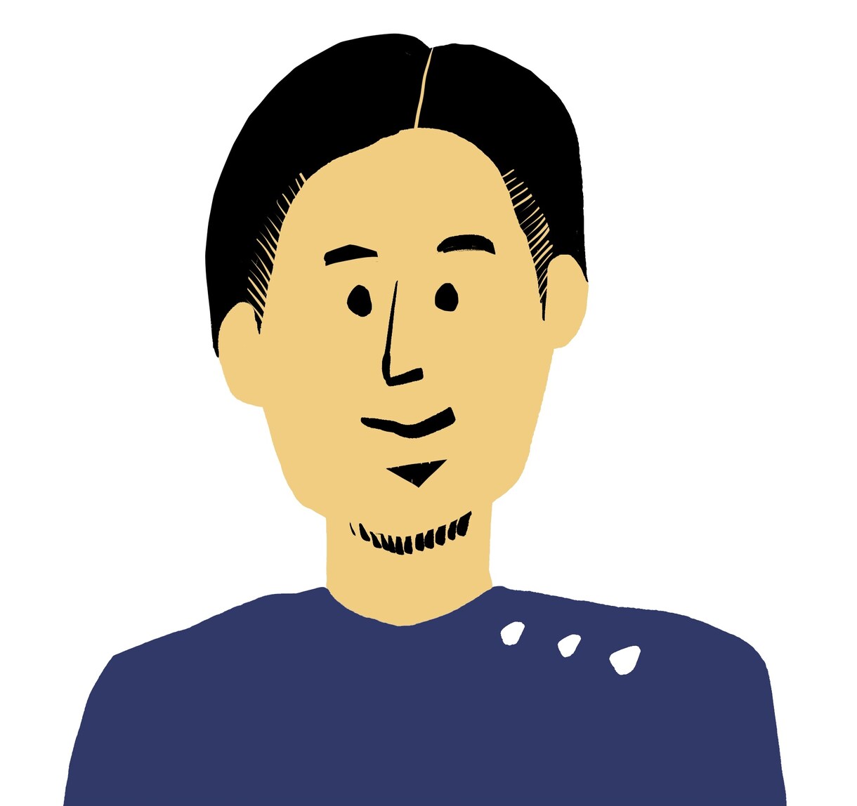 シンプルかつオシャレに⭐︎似顔絵を描きます インパクト大！『覚えてもらえる』名刺づくりに イメージ6