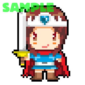 アイコンに使用できるドット絵作成します 懐かしのゲームのよう！？ポップで個性的なアイコンです！ イメージ3