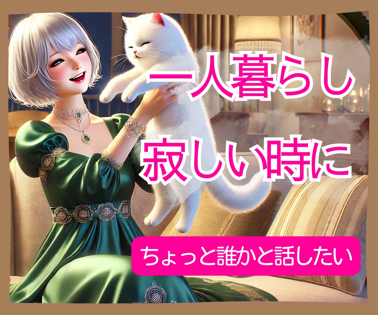 あなたのただいまを聞かせて！おかえりを伝えます 一人暮らしは自由。でもときどき心が乾く。 イメージ1