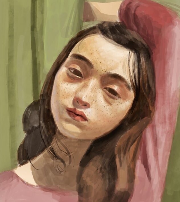 似顔絵、肖像画イラスト描きます ペインティングタッチの似顔絵イラスト イメージ2