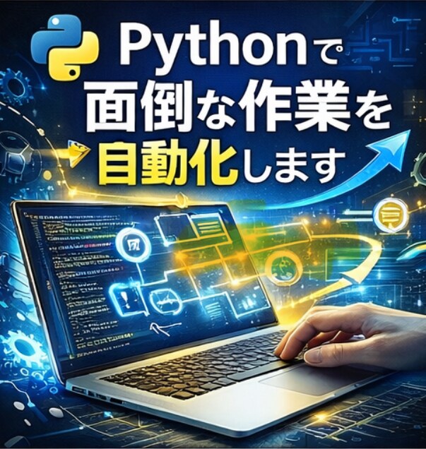 Pythonで面倒な作業を自動化します 手作業を減らし時間を取り戻したい方へ！ イメージ2