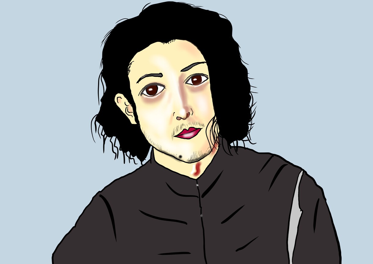 背景一色のみのシンプルな似顔絵描きます デフォルメよりはリアルに寄って描きます。 イメージ4