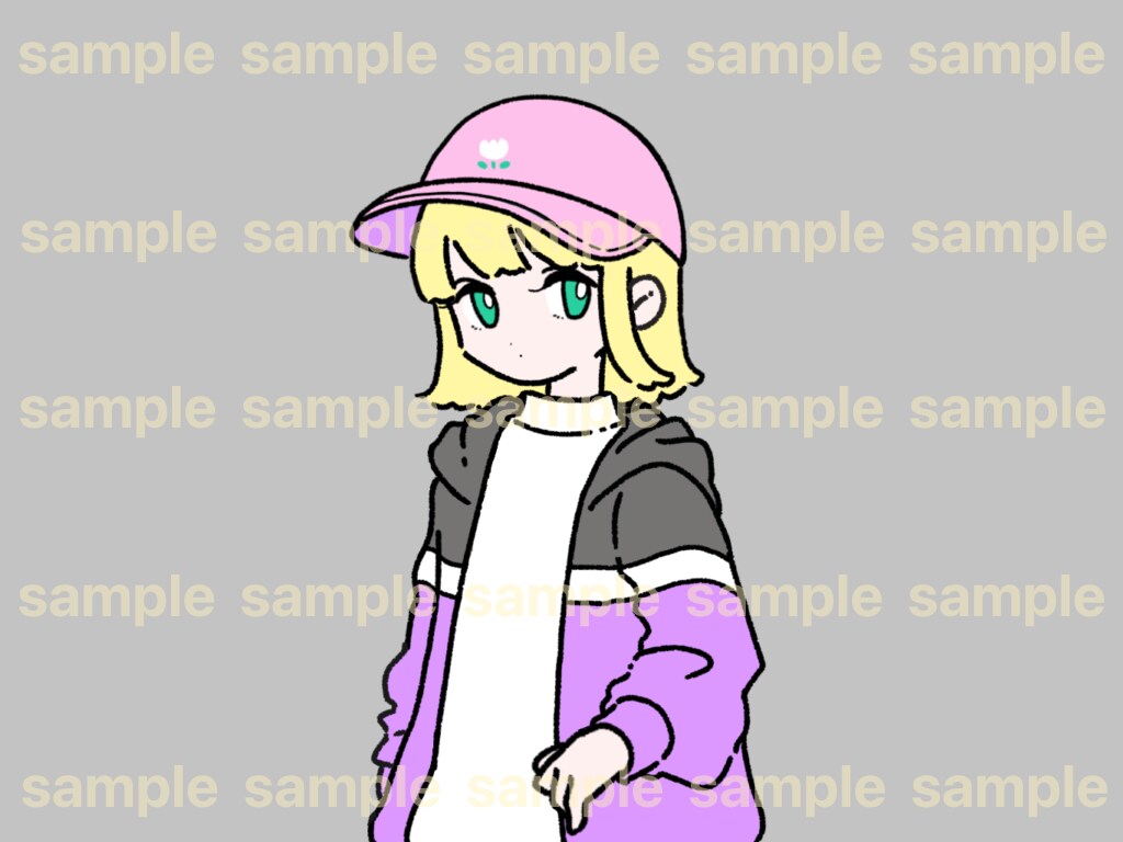 個人のSNSアイコンを描きます シンプルな線でレトロポップに仕上げます イメージ1